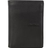 Strellson Leren portemonnee Carter Jamison BillFold V8 Wallet Black zwart
