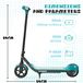 Trottinette électrique - Trottinette électrique pour enfants - Moteur 110 watts - Vitesse maximale : 14 km/h - Convient à partir de 14 ans - Deux roues - Vert
