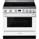 Smeg CPF9IPWH - Vrijstaand fornuis - Electrisch - Inductie - 5 zones - Wit - A+