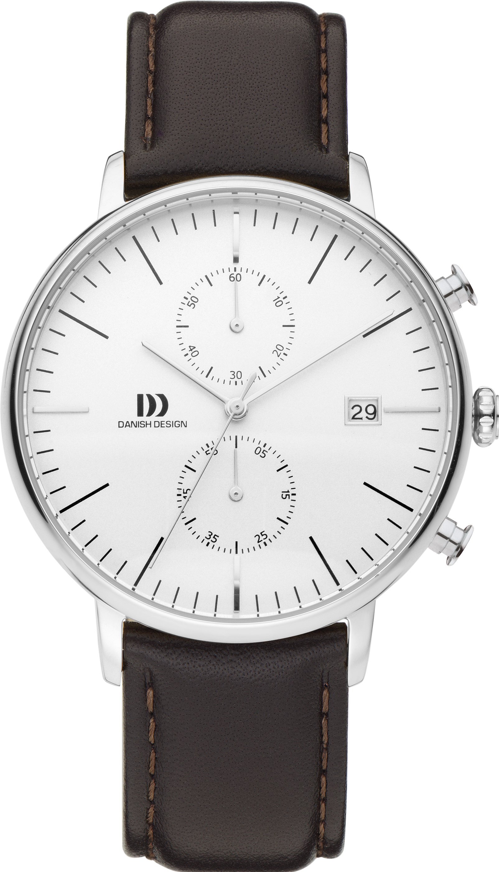 Danish Design IQ 41 Q 975 horloge heren bruin edelstaal