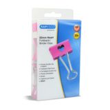 Rapesco 1426 32 mm Papierklemmen, Donkerroze met Hartjes, Pack of 20