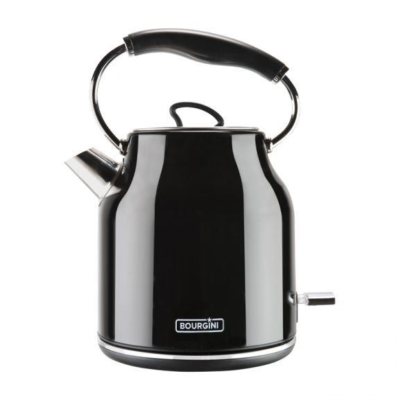 Bourgini Deluxe Waterkoker - 1.7L - 2200W - Zwart