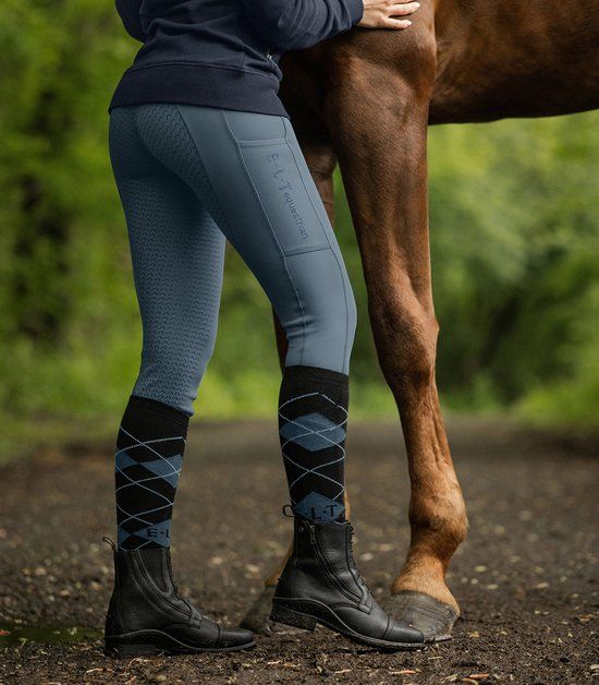 Waldhausen Ella Glam Riding Leggings - Asphalt - Kids - Size 40
