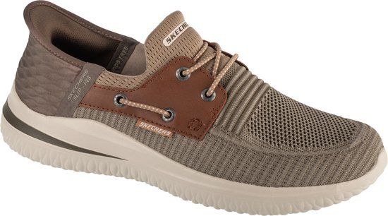 Skechers Delson 3.0 - Roth Heren Instappers - Taupe - Maat 41 - 210606-TPBR