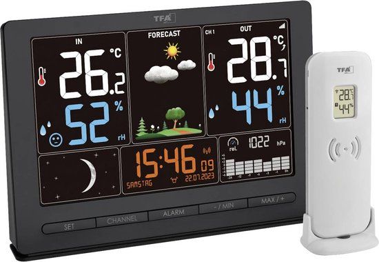 TFA-Dostmann Season 2 Zwart Weerstation