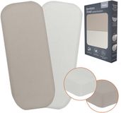 Lionelo Bamboe Hoeslaken 70x28 cm Set van 2 – voor wieg & reiswieg