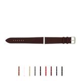 SELVA Horlogeband, 14-24 mm, Leer, Verwisselbaar, Vervangende Band voor Smartwatch, Gemaakt in Duitsland