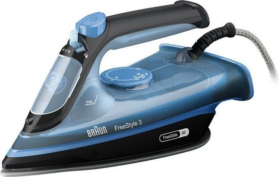 Braun FI3194 BK FreeStyle 3 Stoomstrijkijzer - 2400W - Keramische zoolplaat