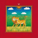PGM Your Decoration B.V. Kunstdruk Linda Edwards - Two little lions 40x40cm
