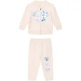 Ensemble haut actif avec fermeture éclair + pantalon bébé fille