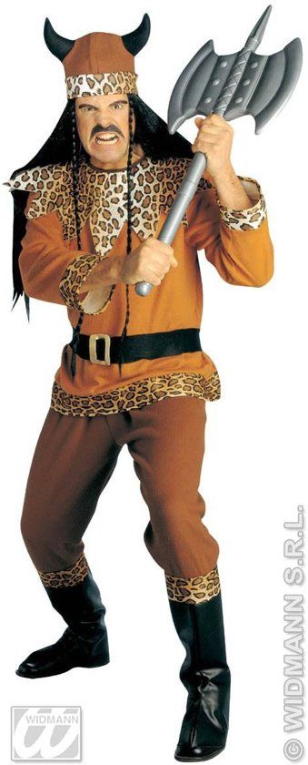 Widmann Piraat & Viking Kostuum Noorse Viking Kostuum Man Small Carnaval kostuum Verkleedkleding