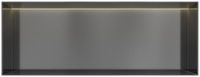 Hotbath &More Inbouwnis - 30 x 80 x 10 cm - Frameless - met LED-verlichting - Geborsteld Gunmetal PVD