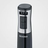 Severin Mixeur plongeant SM3771, 600 W, pied amovible, 15 000 tours par minute, sans BPA, noir/acier inoxydable