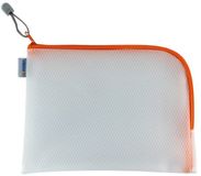 HERMA opbergtas met rits mesh A5 oranje