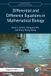 Differential Chapman & Hall/CRC Differential and Difference Equations in Mathematical Biology Paperback