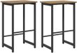 vidaXL Barkruk Artisanaal eiken 64 cm