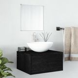 Maison Exclusive - Ensemble de meubles salle de bain 2 pièces noir bois d'ingénierie