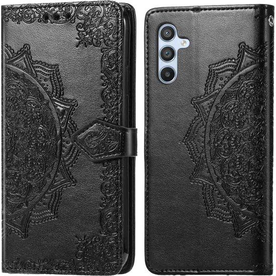 imoshion Mandala Bookcase - Geschikt voor Samsung Galaxy A56 (5G) - Zwart