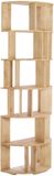 Light & Living Wandkast LIMPYA - 76x37x212cm - Bruin