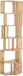 Light & Living Wandkast LIMPYA - 76x37x212cm - Bruin