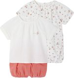 Vertbaudet Set van 2 pyjashorts voor baby's