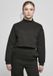 Urban Classics Oversized High Neck Crew Crop Sweater/Trui Zwart 5XL