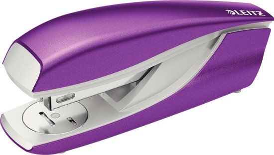 Leitz WOW Nietmachine - Metallic Paars - 30 Vel - Inclusief Nietjes