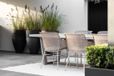 MAX & LUUK | Daley Loungestoel Aluminium Grijs