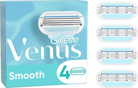 Gillette Venus Smooth Scheermesjes - 4 Navulmesjes