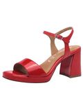 Tamaris Dames Sandaaltje 1-28342-44 524 Rood Blokhak Synthetisch 38 EU