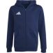 adidas Entrada26 Sweat à capuche zippé intégral pour enfants, bleu marine d'équipe 2/blanc, 7-8 ans