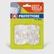 La Briantina Rubberen buffer voor meubels, deurbescherming voor kasten en meubels, PVC, transparant, 2,5 x 2 cm, 4 stuks