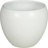 Floran Bloempot Rian - mat wit - keramiek - 27 x 24 cm