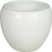 Floran Bloempot Rian - mat wit - keramiek - 27 x 24 cm