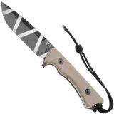 ANV P250-003 Cerakote Black Camo Sleipner, Coyote GRNPU, couteau de survie
