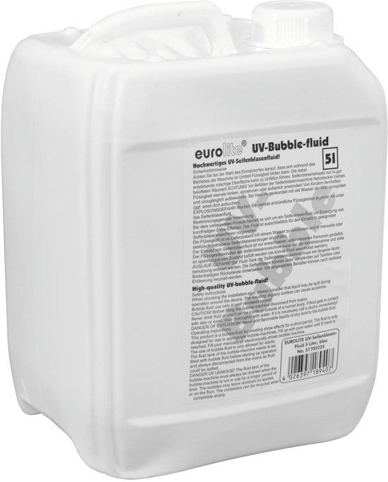 EUROLITE UV Bubble vloeistof 5l blue - 4026397189407