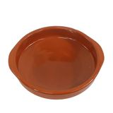 Fackelmann Classic clay casserole with handles 18cm