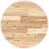 VidaXL Tafelblad rond ø 60x4 cm massief acaciahout