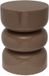 Leitmotiv table d'appoint Rey - Brun - 36x36x48cm - Moderne