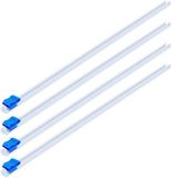 Ibenzoa® Foliesnijder, 12 inch (30,5 cm) – zelfklevende schuifsnijder voor vershoudfolie en plastique folie, herbruikbaar, plastique, set van 4
