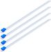 Ibenzoa® Foliesnijder, 12 inch (30,5 cm) – zelfklevende schuifsnijder voor vershoudfolie en plastique folie, herbruikbaar, plastique, set van 4