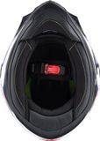 Berik MX313 Volstom Adventure Pro Enduro Helm - Wit/Blauw/Rood - Maat M