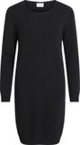 Vila VIRIL LS KNIT DRESS - NOOS Zwart