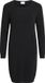 Vila VIRIL LS KNIT DRESS - NOOS Zwart