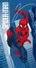 Spiderman drap de plage ville 70 x 140 cm coton