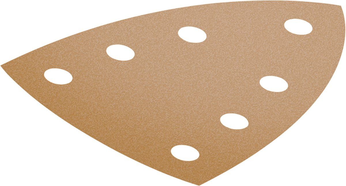 Hamach Delta schuurbladen 105 x 48 mm, met 7 stofafzuiggaten
