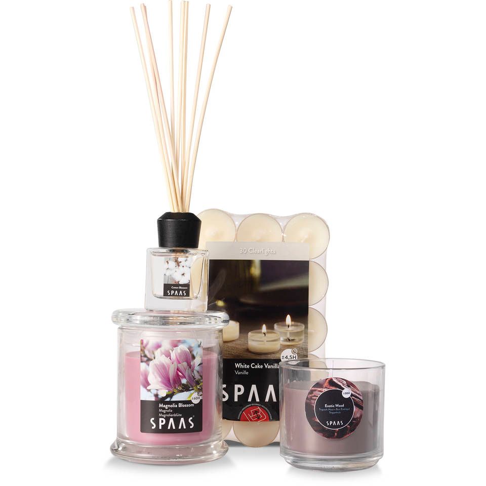 Spaas Geurkaars Magnolia Pot - Ø 9 cm - Roze