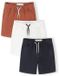 Minoti Korte Broek Jongens 3-Pack Katoen - Donkerblauw