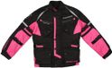 Modeka Tourex II Veste de moto pour enfant Noir/Rose 164