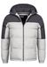 INDICODE JEANS Winterjas 'Danix' lichtgrijs / donkergrijs